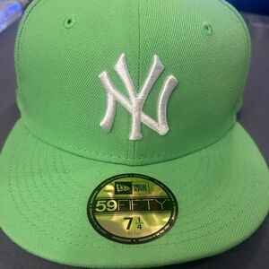 New Era Mint Green 59FIFTY Cap with White Logo